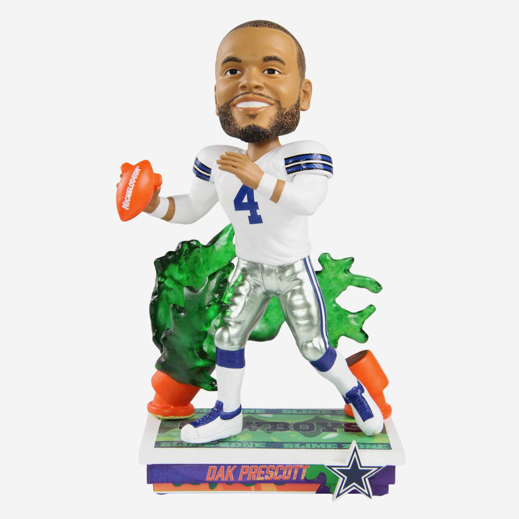 Dak Prescott Dallas Cowboys Slime Zone Bobblehead FOCO - FOCO.com