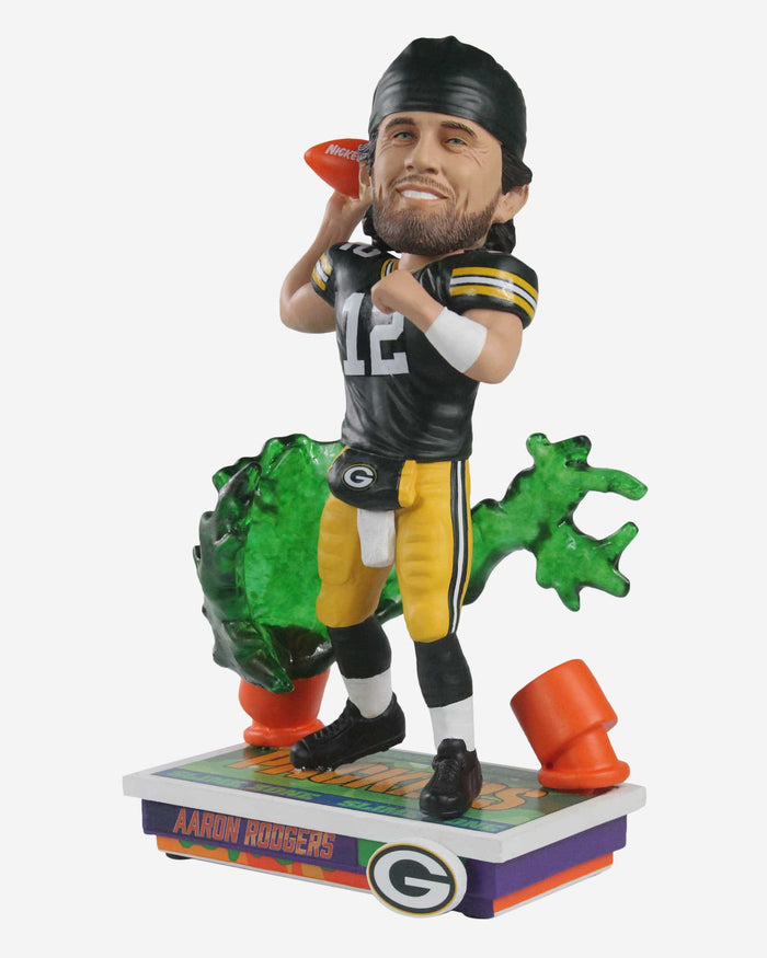 Aaron Rodgers Green Bay Packers Slime Zone Bobblehead FOCO - FOCO.com