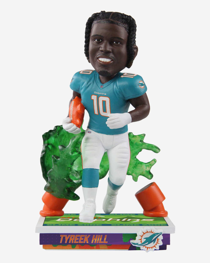 Tyreek Hill Miami Dolphins Slime Zone Bobblehead FOCO - FOCO.com