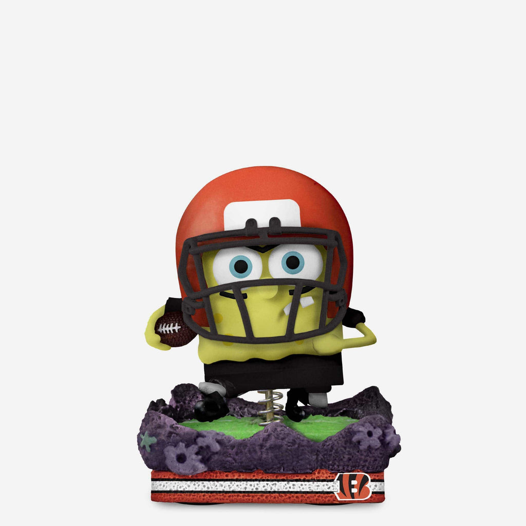 Cincinnati Bengals SpongeBob SquarePants Gridiron Great Bobblehead FOCO - FOCO.com