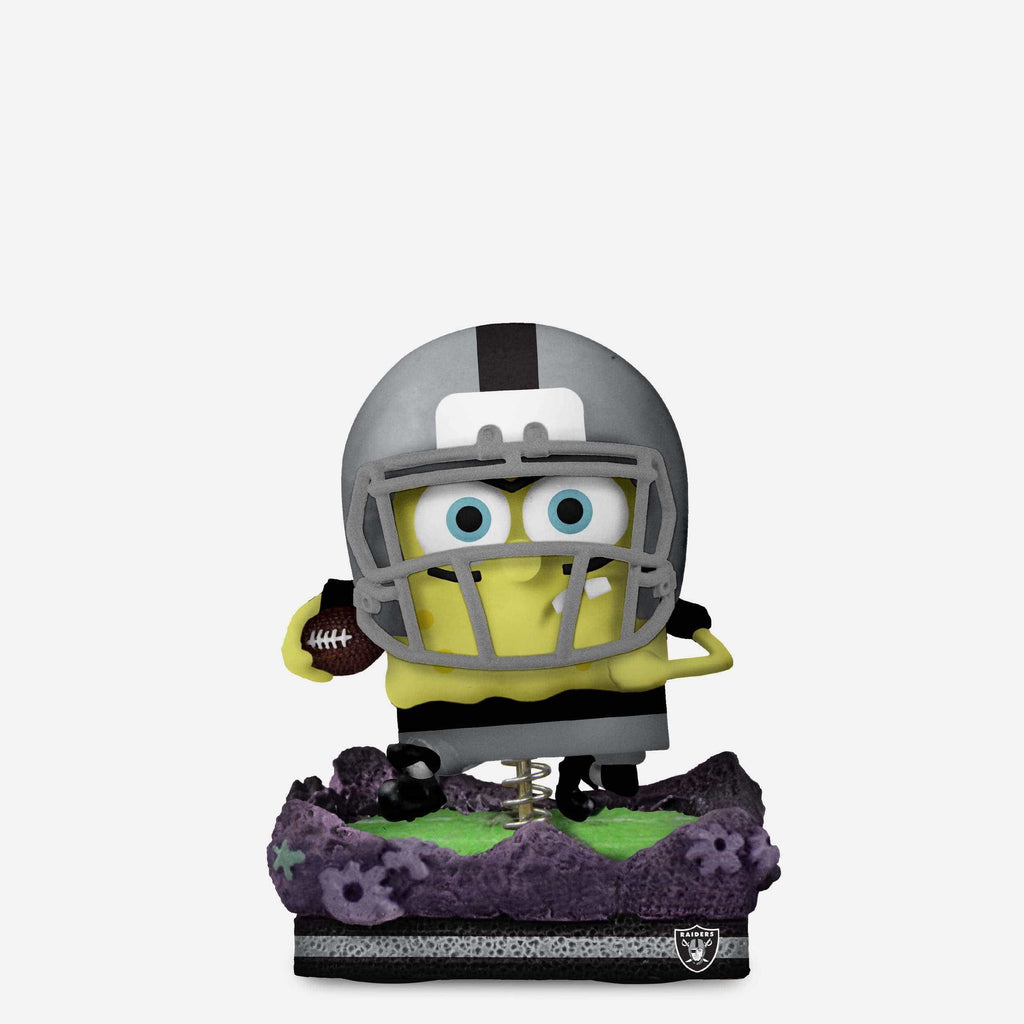 Las Vegas Raiders SpongeBob SquarePants Gridiron Great Bobblehead FOCO - FOCO.com