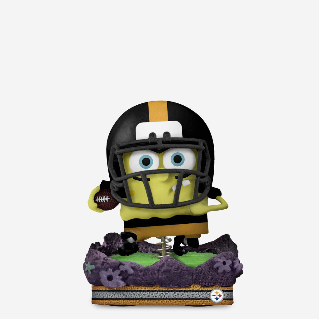 Pittsburgh Steelers SpongeBob SquarePants Gridiron Great Bobblehead FOCO - FOCO.com