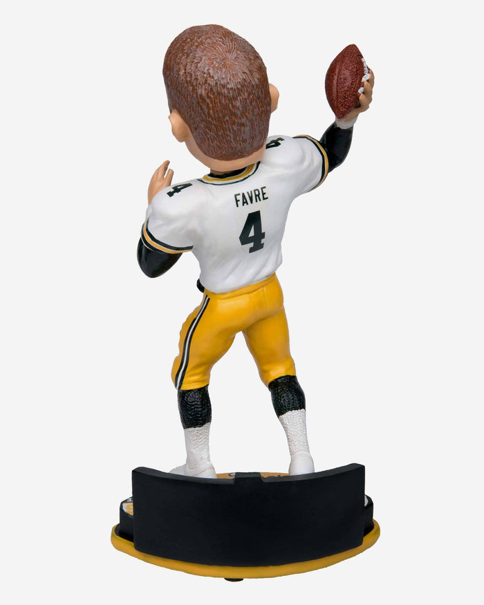 Brett Favre Green Bay Packers Career Stats Base Bobblehead FOCO - FOCO.com