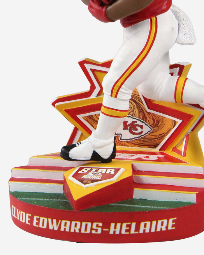 Clyde Edwards-Helaire Kansas City Chiefs Star Rookie Base Bobblehead FOCO - FOCO.com