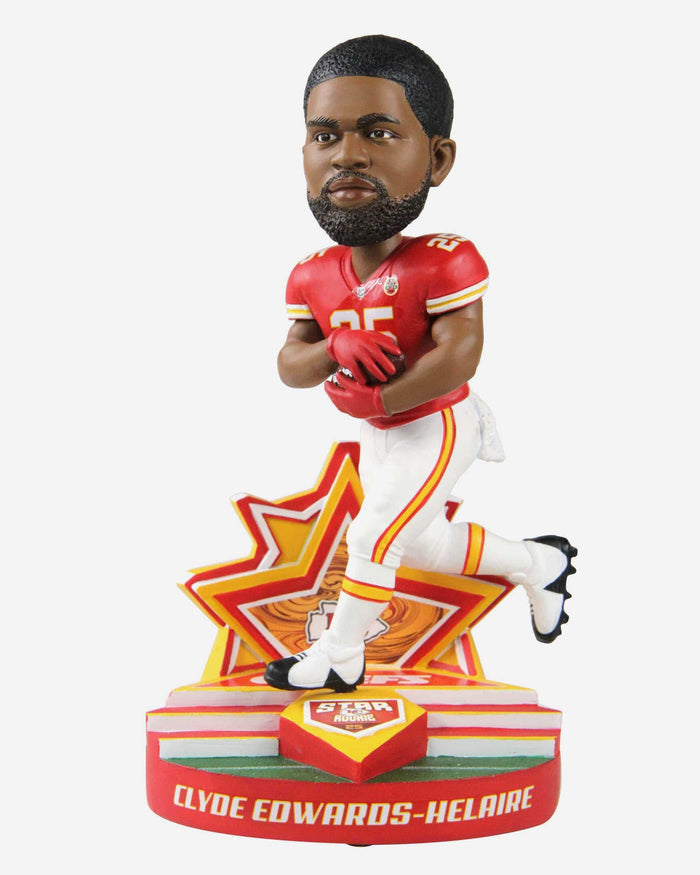 Clyde Edwards-Helaire Kansas City Chiefs Star Rookie Base Bobblehead FOCO - FOCO.com