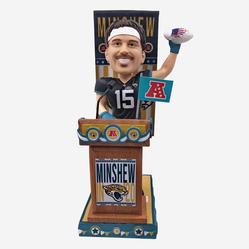 Gardner Minshew Jacksonville Jaguars Swing Vote Series Bobblehead FOCO - FOCO.com