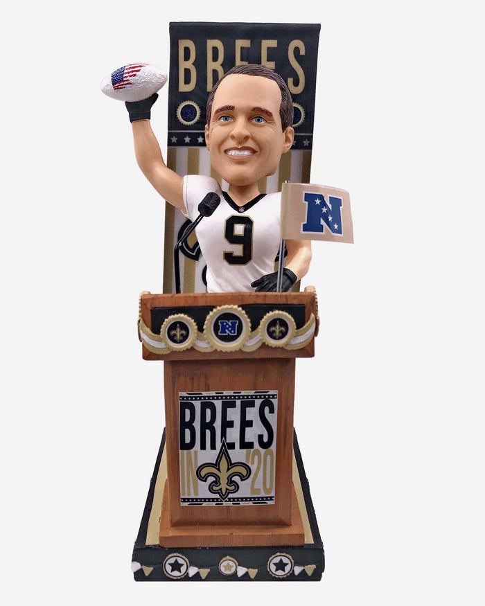 Drew Brees New Orleans Saints Swing Vote Series Bobblehead FOCO - FOCO.com