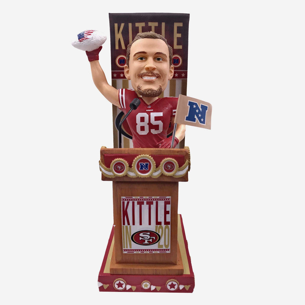 George Kittle San Francisco 49ers Swing Vote Series Bobblehead FOCO - FOCO.com