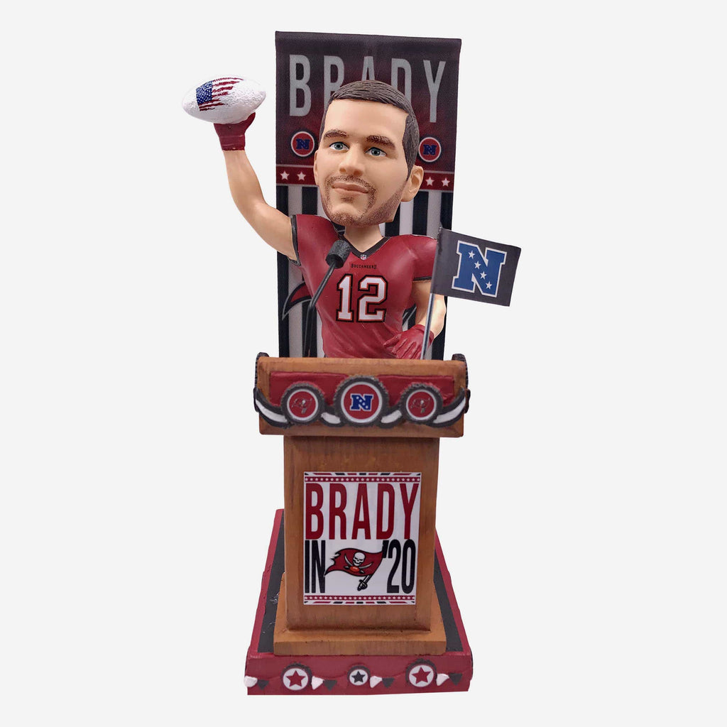 Tom Brady Tampa Bay Buccaneers Swing Vote Series Bobblehead FOCO - FOCO.com