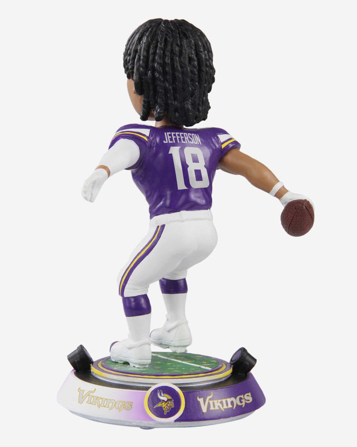 Justin Jefferson Minnesota Vikings Touchdown Celebration Bobblehead FOCO - FOCO.com