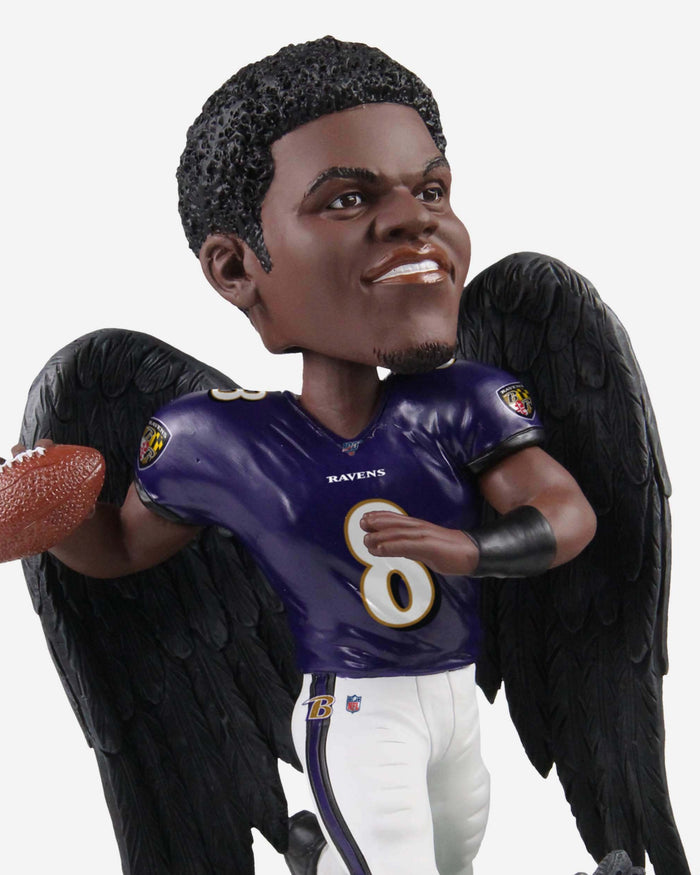 Lamar Jackson Baltimore Ravens Thematic Bobblehead FOCO - FOCO.com