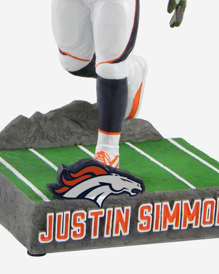 Justin Simmons Denver Broncos Thematic Bobblehead FOCO - FOCO.com