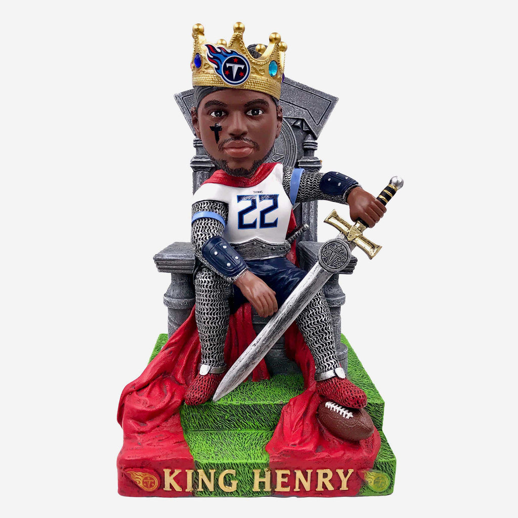 Derrick Henry Tennessee Titans Throne Bobblehead FOCO - FOCO.com