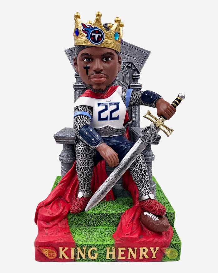 Derrick Henry Tennessee Titans Throne Bobblehead FOCO - FOCO.com