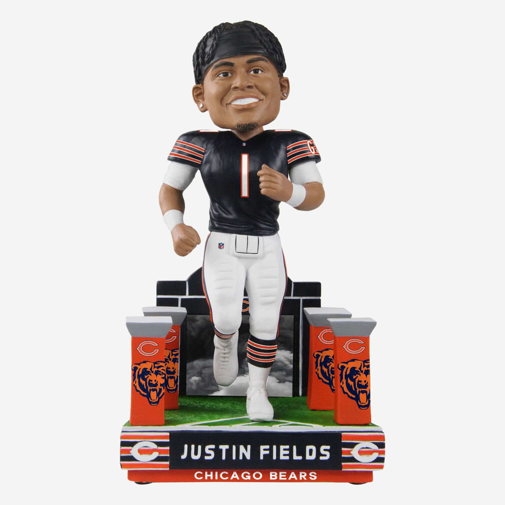 Justin Fields Chicago Bears Pregame Tunnel Entrance Bobblehead FOCO - FOCO.com