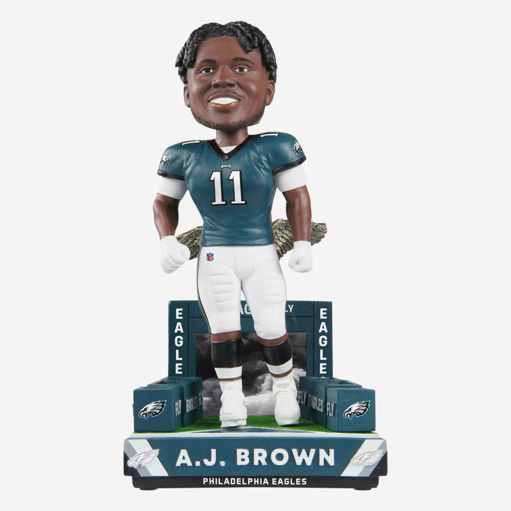 AJ Brown Philadelphia Eagles Tunnel Entrance Bobblehead FOCO - FOCO.com
