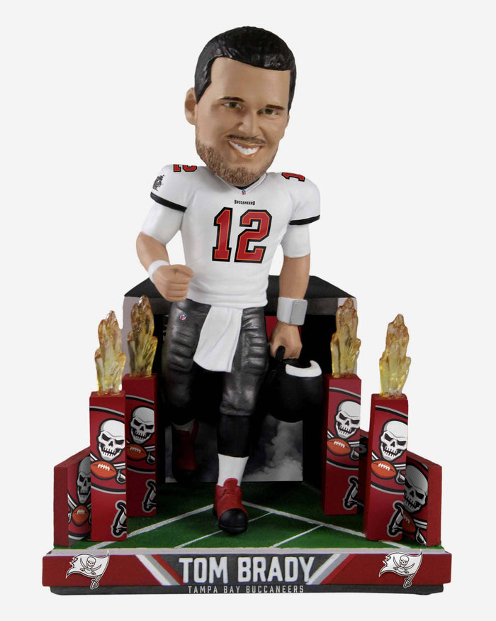 Tom Brady Tampa Bay Buccaneers Autographed Home Uniform Funko Pop! Figurine