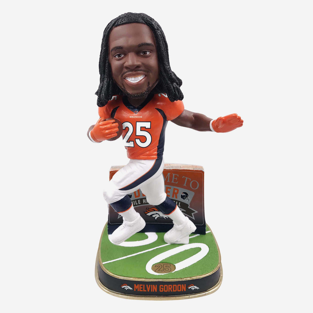 Melvin Gordon Denver Broncos Welcome Bobblehead FOCO - FOCO.com
