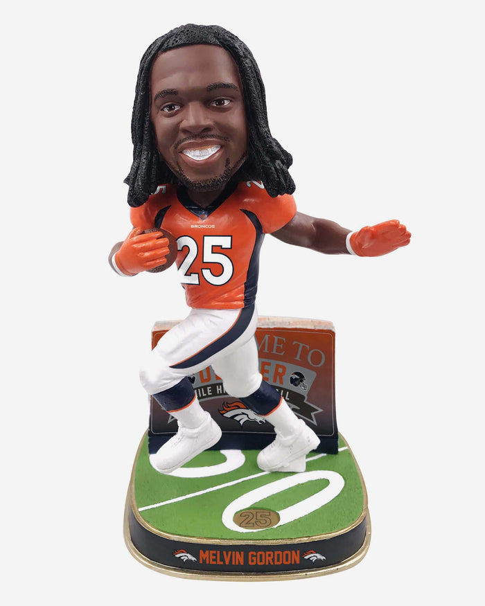 Melvin Gordon Denver Broncos Welcome Bobblehead FOCO - FOCO.com