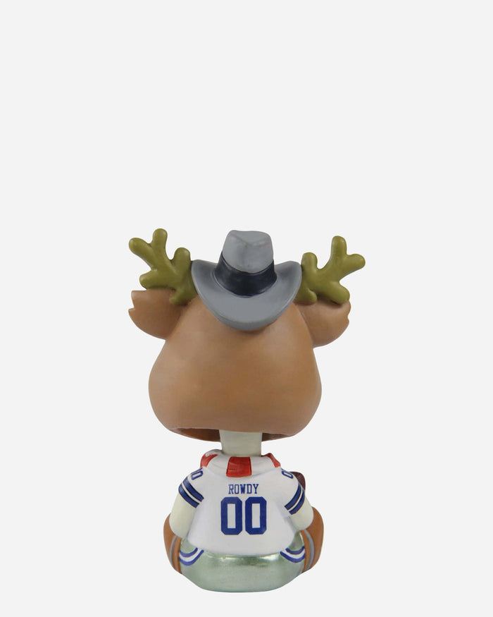 Rowdy Dallas Cowboys Christmas Mascot Bobble Bro Mini Bobblehead FOCO - FOCO.com