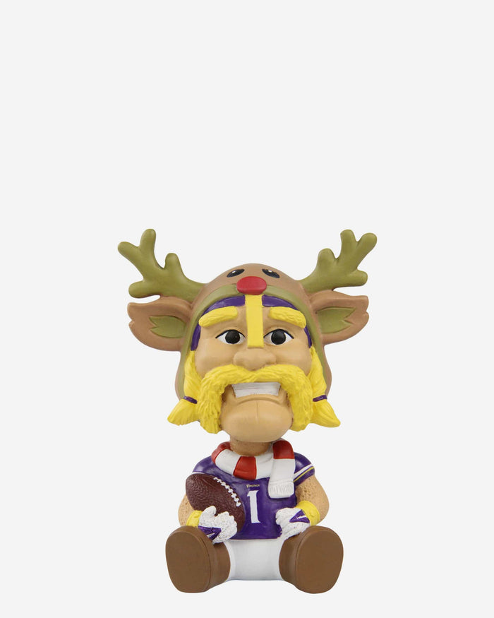 Viktor The Viking Minnesota Vikings Christmas Mascot Bobble Bro Mini Bobblehead FOCO - FOCO.com