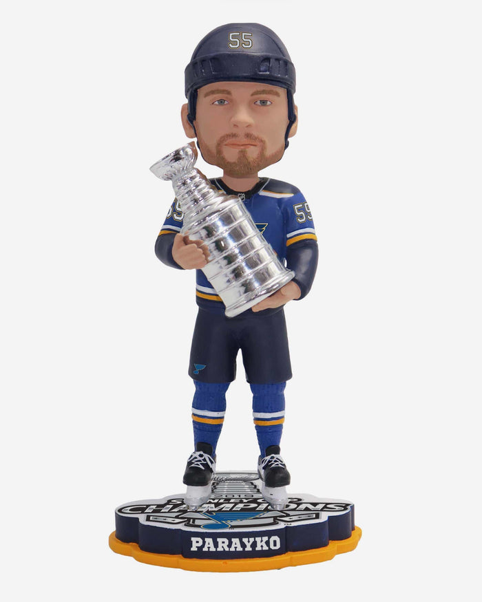 Colton Parayko St Louis Blues 2019 Stanley Cup Champions Bobblehead FOCO - FOCO.com