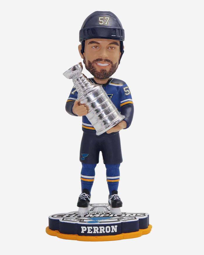 David Perron St Louis Blues 2019 Stanley Cup Champions Bobblehead FOCO - FOCO.com