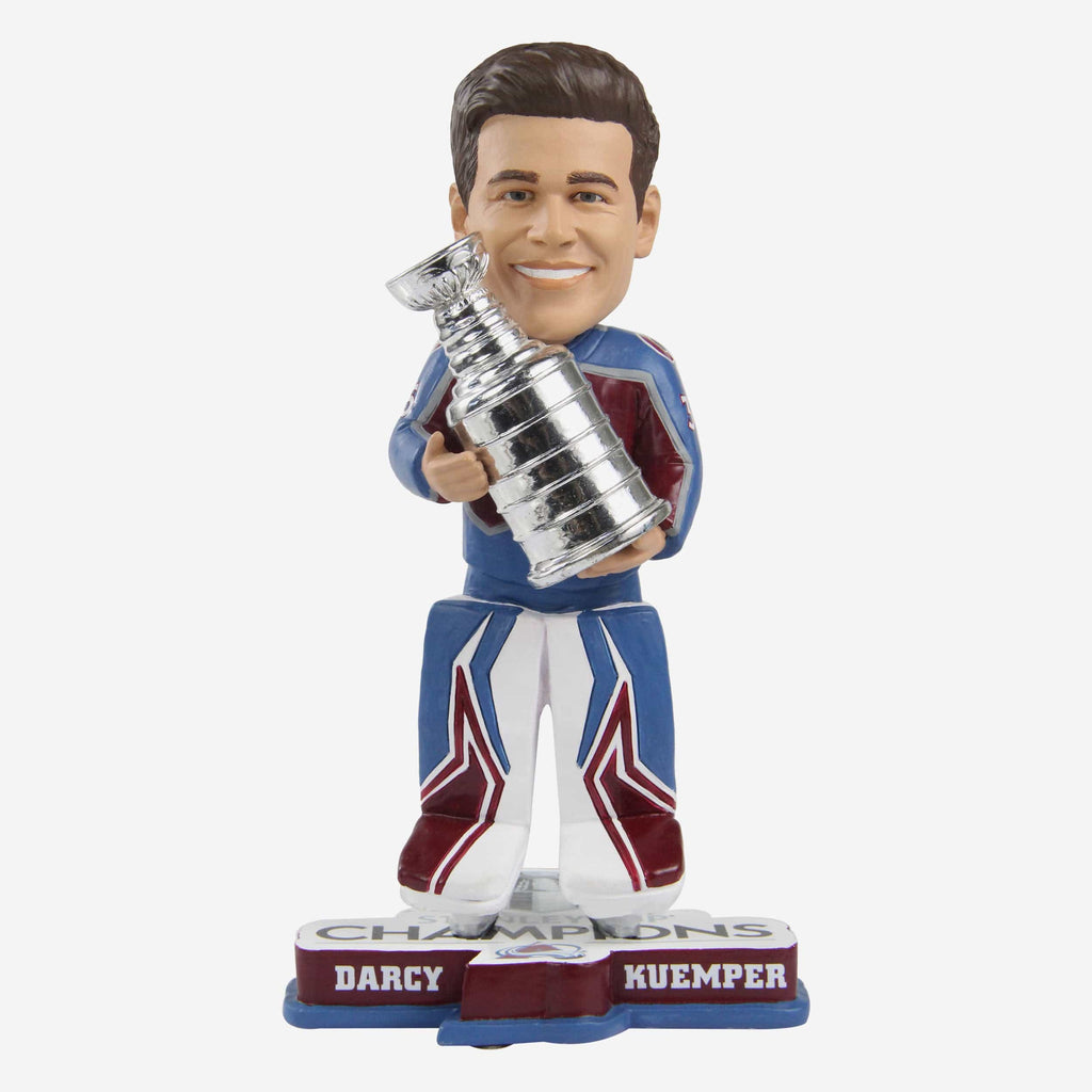 Darcy Kuemper Colorado Avalanche 2022 Stanley Cup Champions Bobblehead FOCO - FOCO.com
