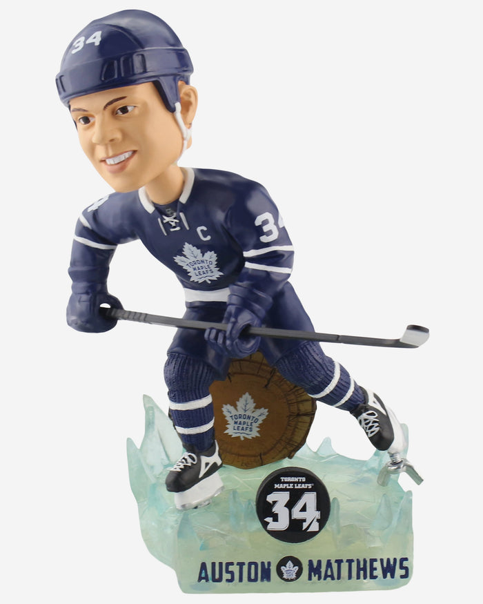 Auston Matthews Toronto Maple Leafs Tundra Series Bobblehead FOCO - FOCO.com