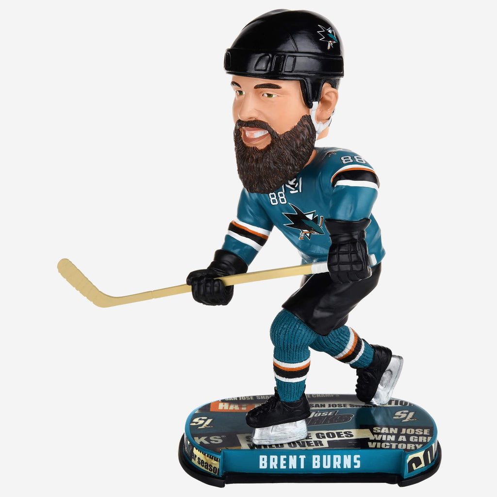 Brent Burns San Jose Sharks Headline Bobblehead FOCO - FOCO.com