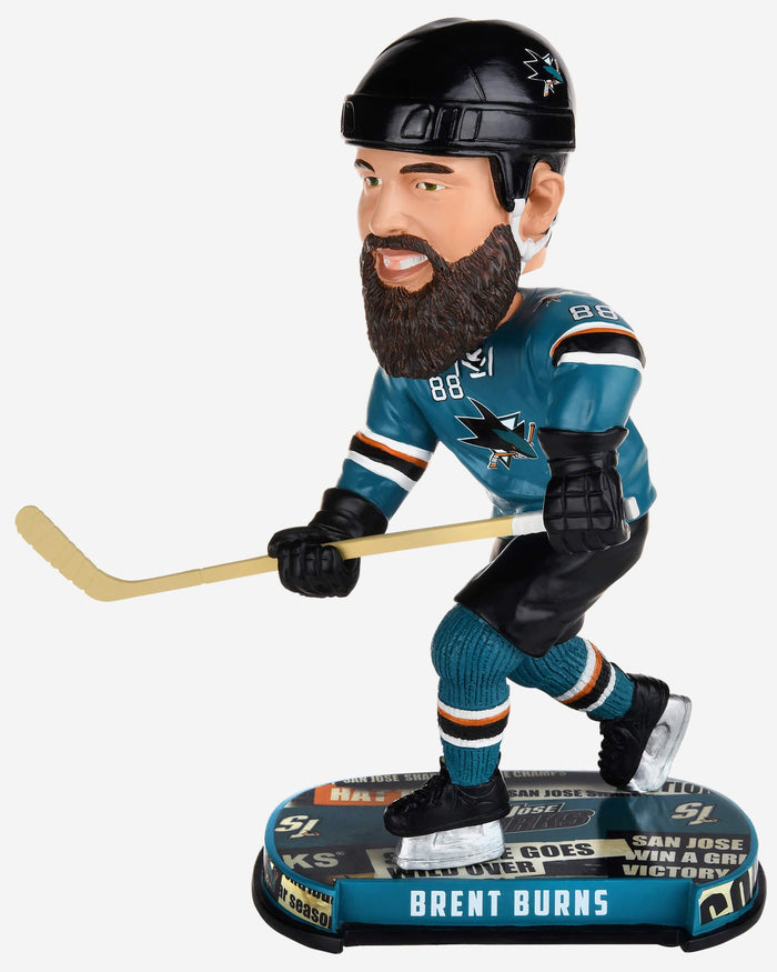 Brent Burns San Jose Sharks Headline Bobblehead FOCO - FOCO.com