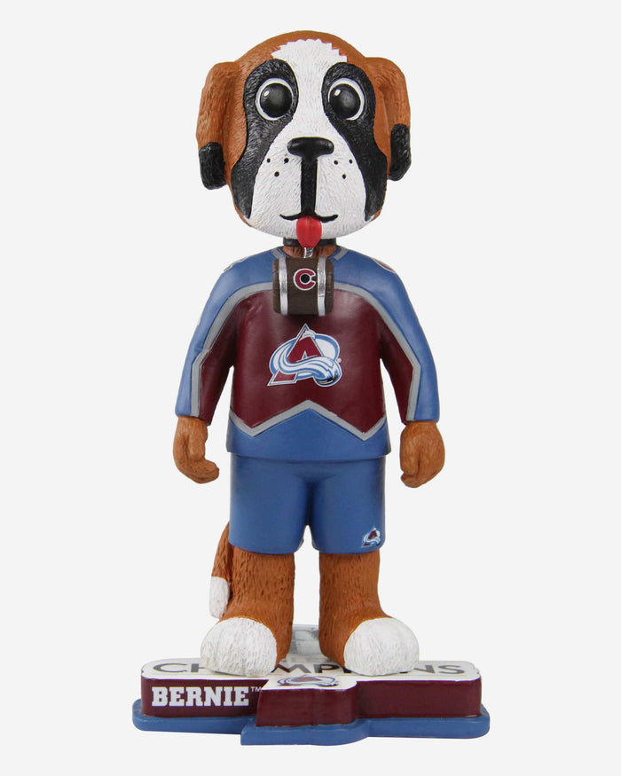 Bernie Colorado Avalanche 2022 Stanley Cup Champions Mascot Bobblehead FOCO - FOCO.com