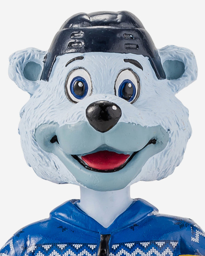 Louie St Louis Blues Holiday Mascot Bobblehead FOCO - FOCO.com