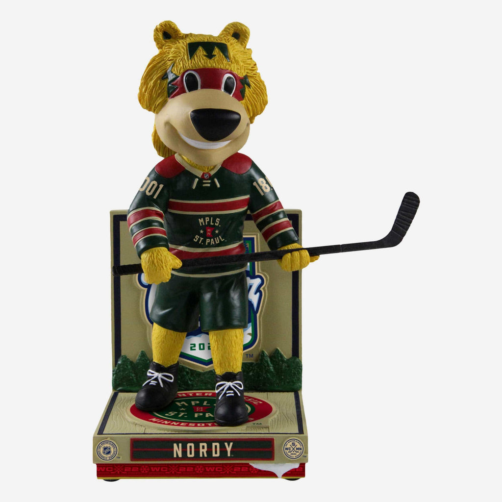 Nordy Minnesota Wild Mascot 2022 Winter Classic Bobblehead FOCO - FOCO.com