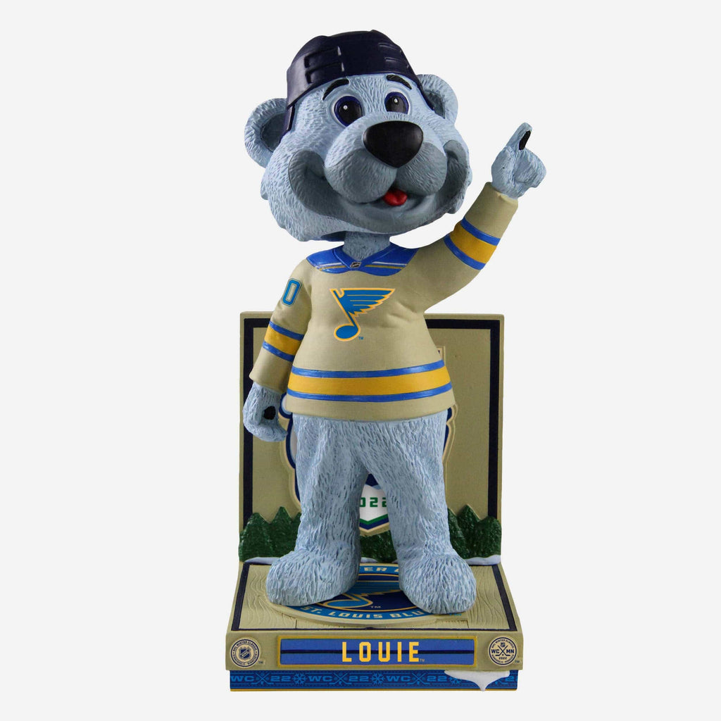 Louie St Louis Blues Mascot 2022 Winter Classic Bobblehead FOCO - FOCO.com
