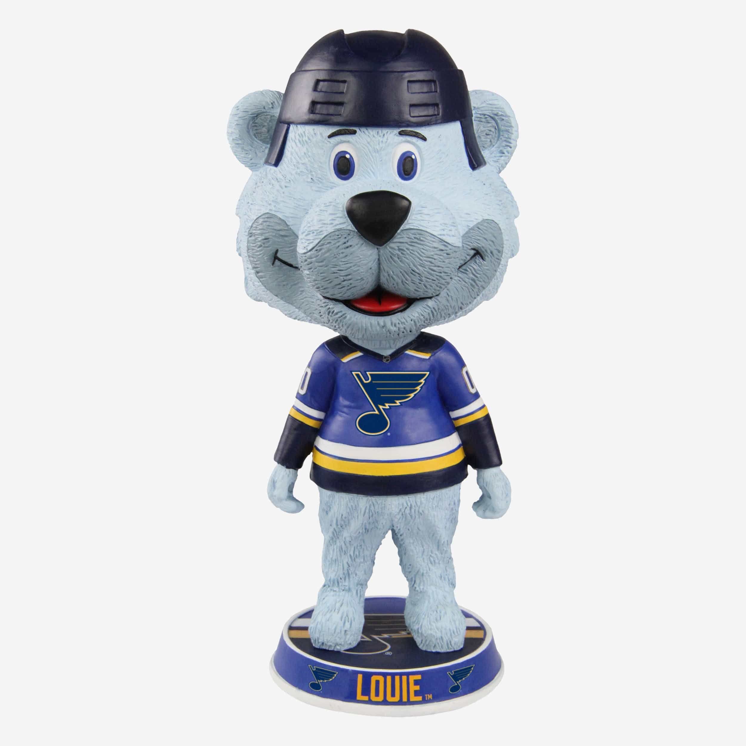 Louie St Louis Blues Mascot Bighead Bobblehead Officially Licensed by NHL