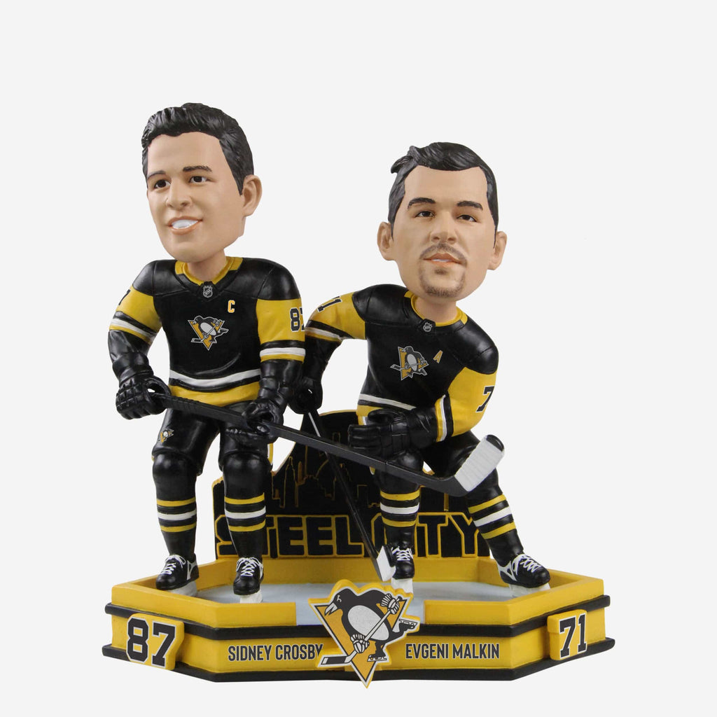 Sidney Crosby & Evgeni Malkin Pittsburgh Penguins Bobblemate Dual Bobblehead FOCO - FOCO.com
