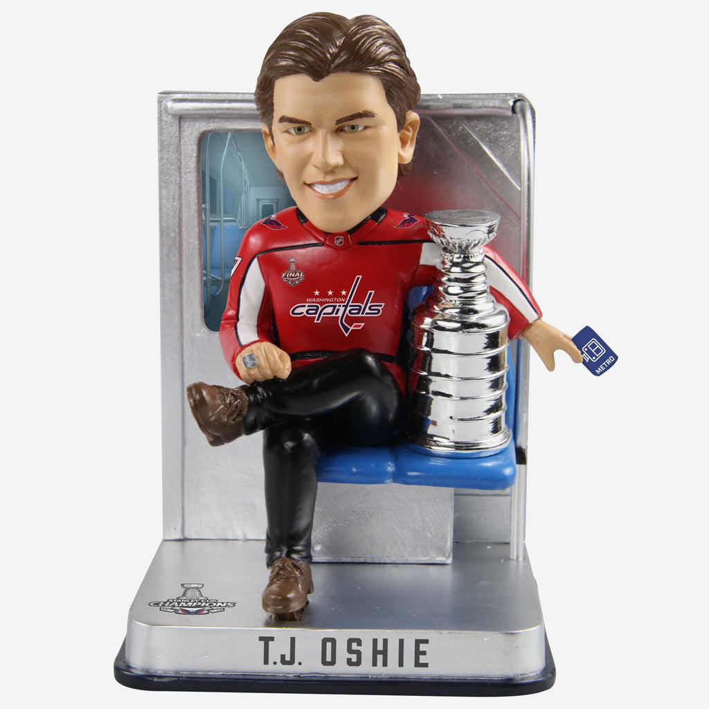 TJ Oshie Washington Capitals Champ Metro Bobblehead FOCO - FOCO.com