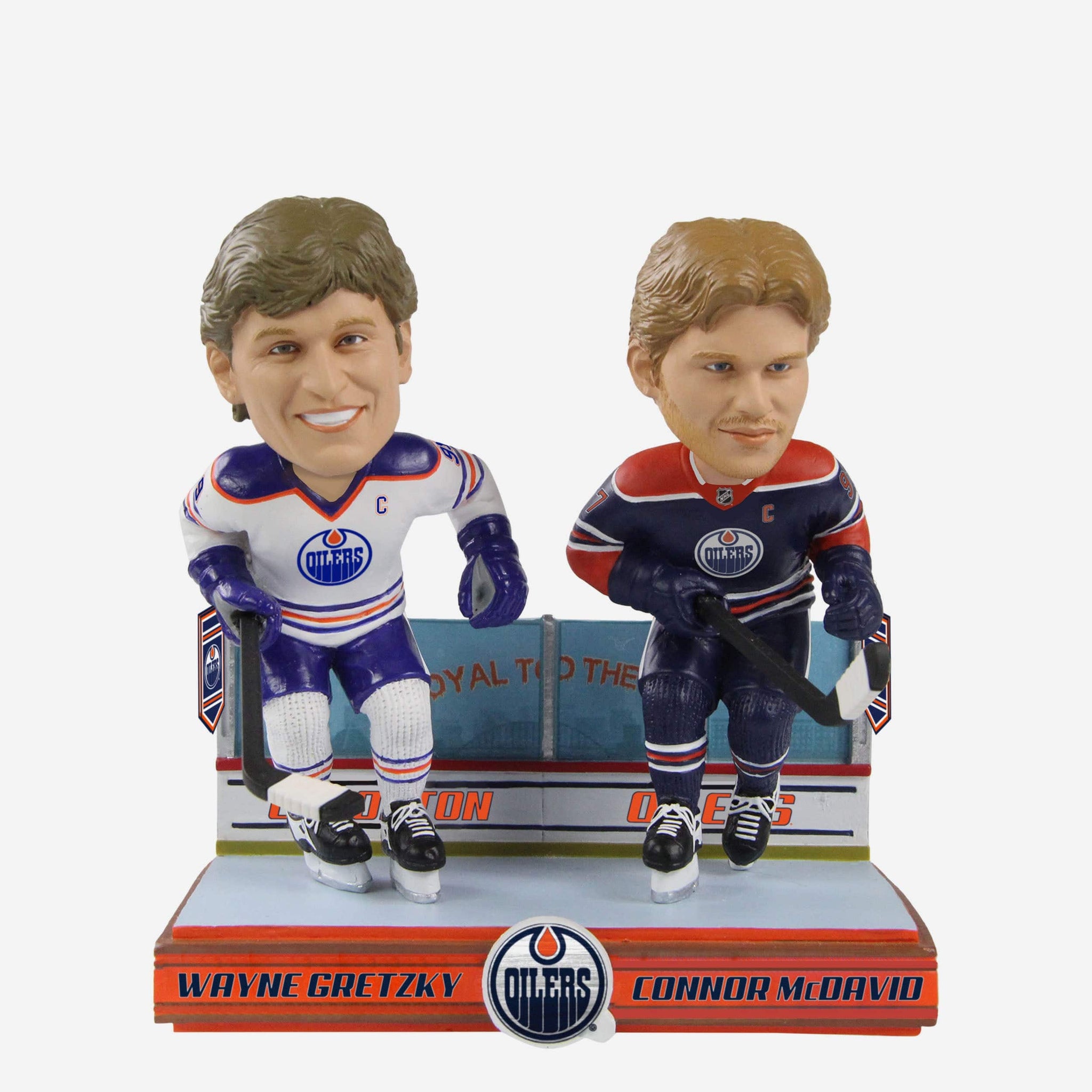 Connor McDavid Edmonton Oilers Reverse Retro Jersey Bobblehead FOCO