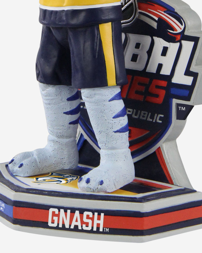 Gnash Nashville Predators 2022 NHL Global Series Mascot Bobblehead FOCO - FOCO.com