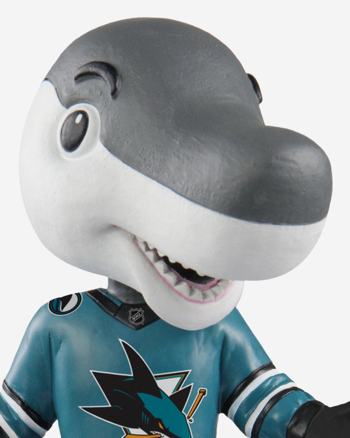 SJ Sharkie San Jose Sharks 2022 NHL Global Series Mascot Bobblehead FOCO - FOCO.com