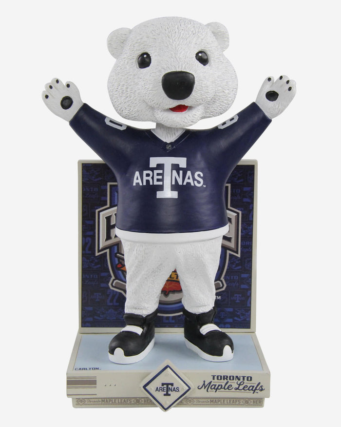 Carlton the Bear Toronto Maple Leafs Mascot Heritage Classic Bobblehead FOCO - FOCO.com