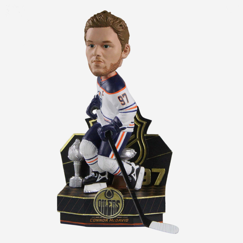Connor McDavid Edmonton Oilers Hart Trophy Bobblehead FOCO - FOCO.com