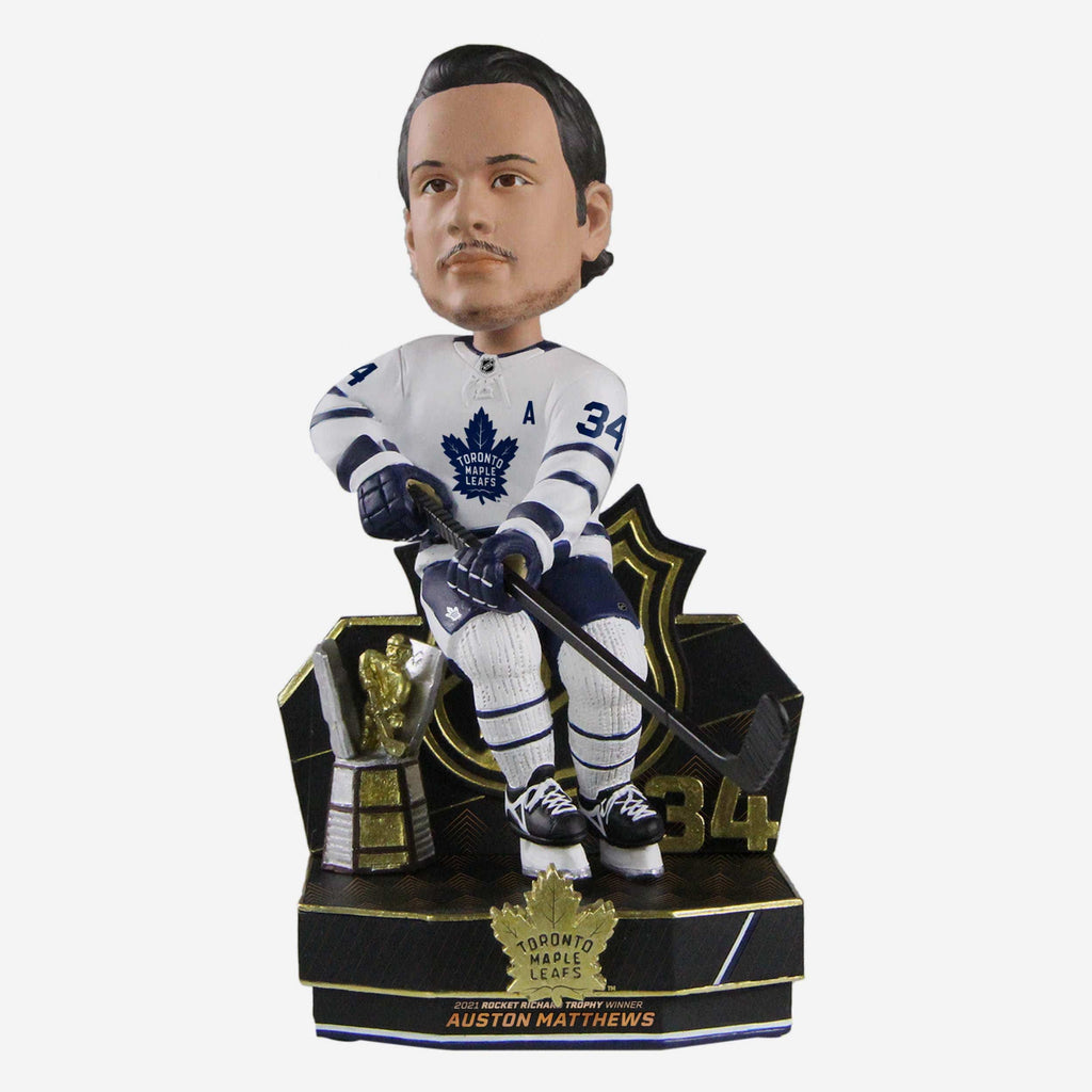 Auston Matthews Toronto Maple Leafs Maurice Richard Trophy Bobblehead FOCO - FOCO.com