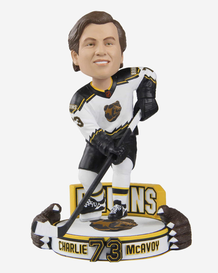 Charlie McAvoy Boston Bruins Reverse Retro Jersey Bobblehead FOCO - FOCO.com