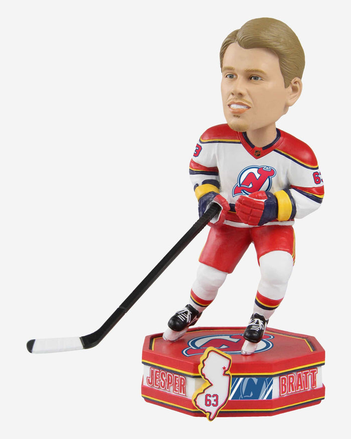 Jesper Bratt New Jersey Devils Reverse Retro Jersey Bobblehead FOCO - FOCO.com