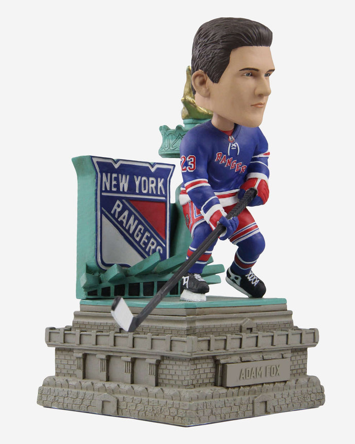 Adam Fox New York Rangers Statue Of Liberty Bobblehead FOCO - FOCO.com