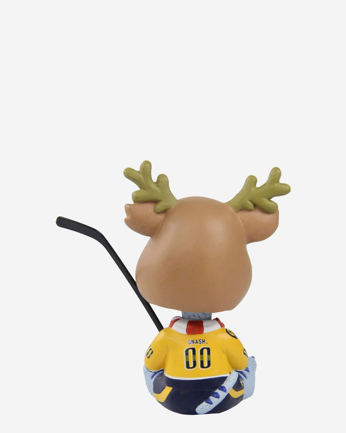 Gnash Nashville Predators Christmas Mascot Bobble Bro Mini Bobblehead FOCO - FOCO.com