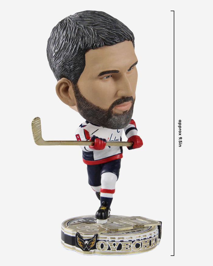 Alex Ovechkin Washington Capitals 800 Career Goals Variant Bighead Bobblehead FOCO - FOCO.com