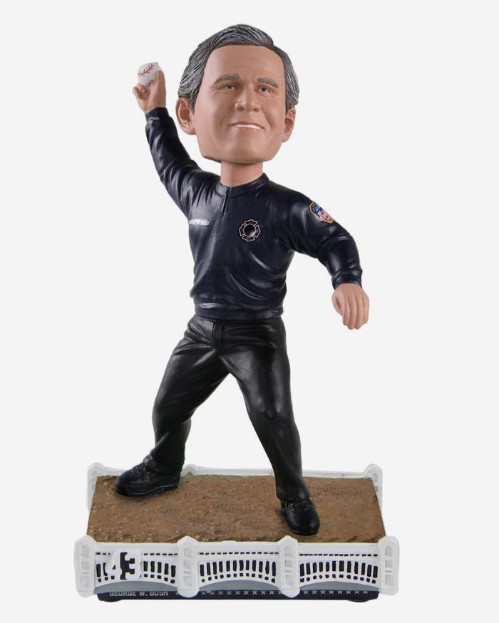 George W Bush First Pitch Bobblehead FOCO - FOCO.com